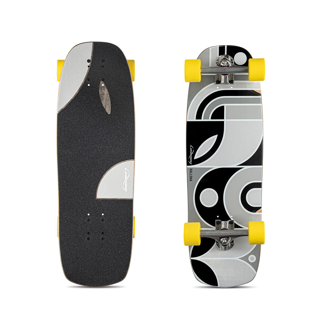 Skate Longboard Loaded Boards Loaded Ballona Orca - Cinza