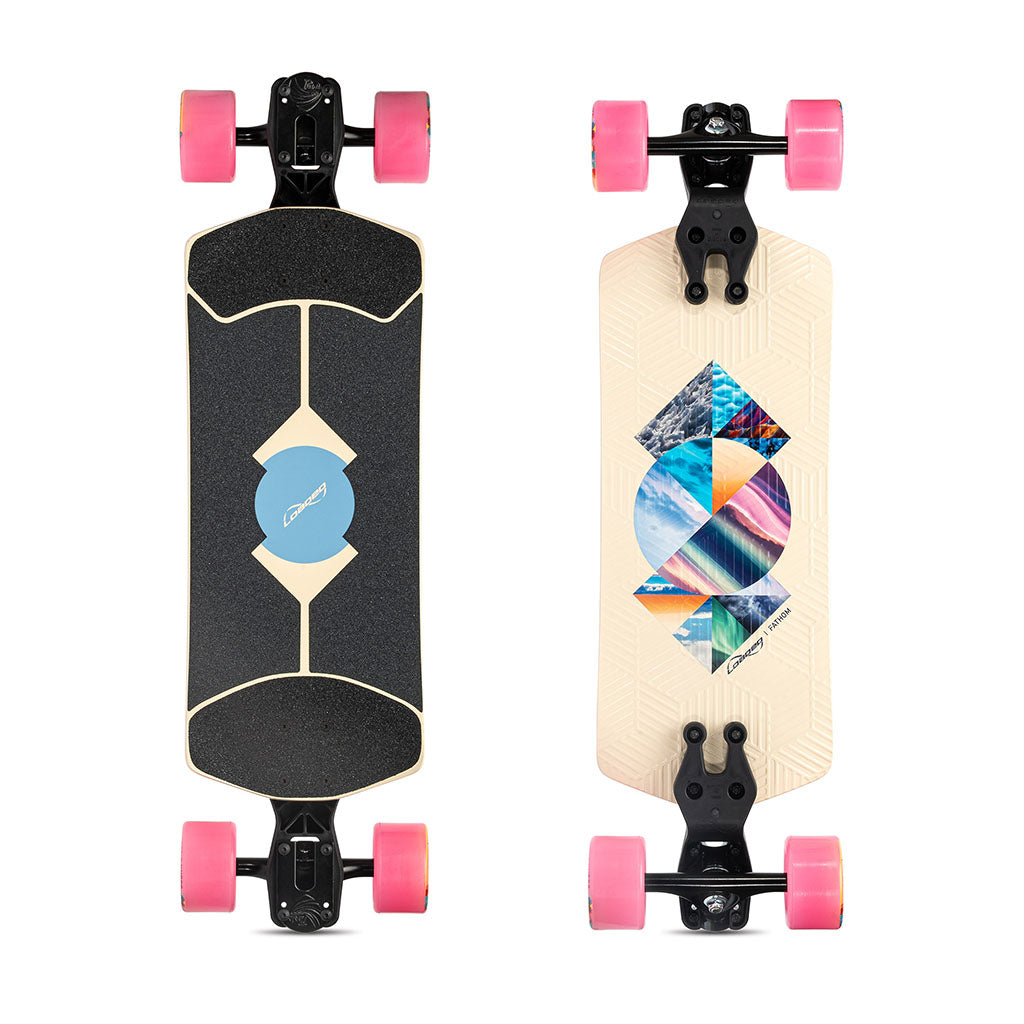 Skate Longboard Loaded Boards Fathom Strata - Bege Bee’s Knees